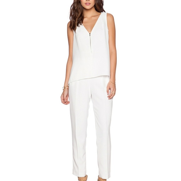 trina turk white jumpsuit